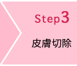 STEP3 皮膚切除